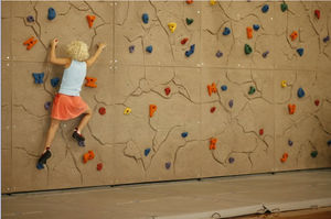 mur d'escalade fixe