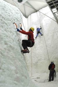 mur d'escalade fixe