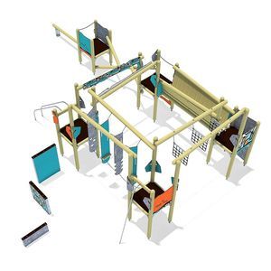 structure de jeu pour aire de jeux