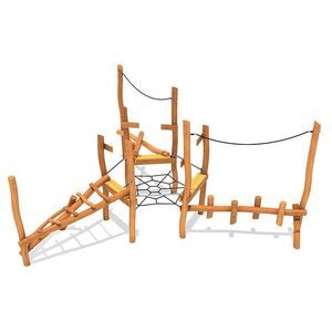 parcour d'obstacles pour aire de jeux