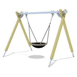 balançoire en bois