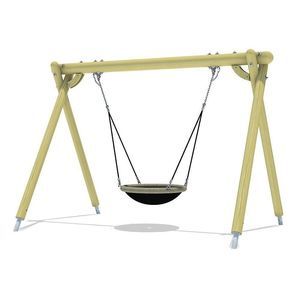 balançoire en bois