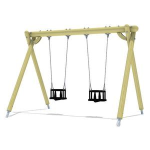 balançoire en bois
