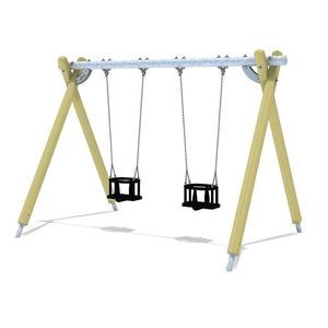 balançoire en bois