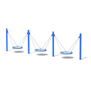 balançoire en métal / multiple / pour parc de jeux / personne à mobilité réduite