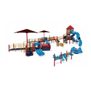 structure de jeu pour aire de jeux / en plastique
