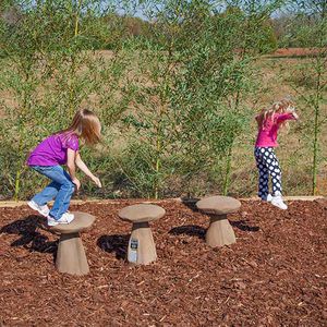 parcours d'obstacles pour aire de jeux