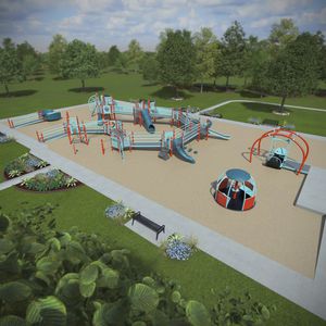 structure de jeu pour aire de jeux 1