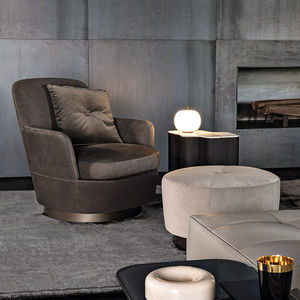 fauteuil contemporain / en tissu / en métal / par Rodolfo Dordoni