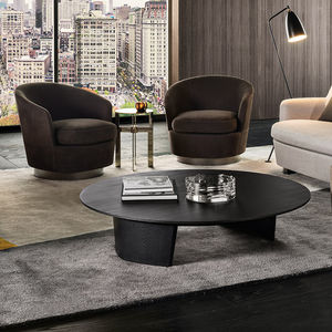 table basse contemporaine / en frêne / en mélèze / en marbre