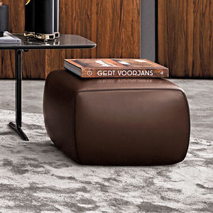 pouf contemporain / en tissu / par Rodolfo Dordoni / blanc