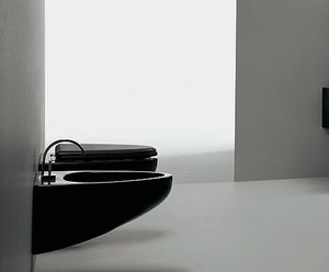 bidet suspendu / en céramique