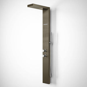 colonne de douche thermostatique / avec douche à main