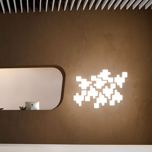 applique murale design original / en métal / en polyéthylène / à LED