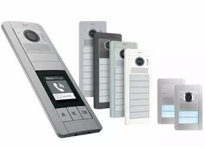 combiné d'interphone gris