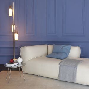 lampe sur pied / contemporaine / en métal / en verre
