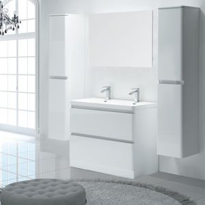 meuble vasque double