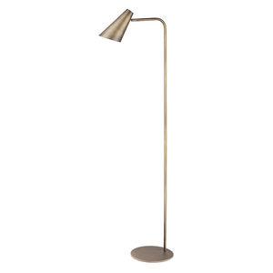 lampe sur pied / contemporaine / en acier / en laiton