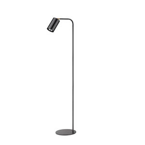 lampe sur pied / contemporaine / en acier / en laiton