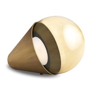 lampe de table / contemporaine / en aluminium / en verre