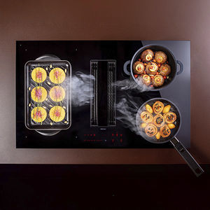 table de cuisson avec dispositif d'aspiration