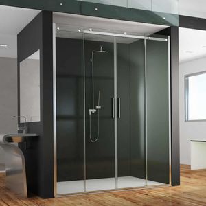 cabine de douche en verre