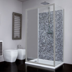 cabine de douche en verre