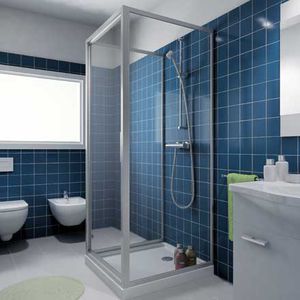 cabine de douche en verre 1