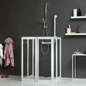 cabine de douche en verre