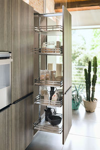 armoire de rangement pour cuisine contemporain / en bois