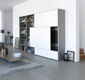 ensemble TV mural contemporain 1