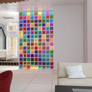 brique de verre carrée
