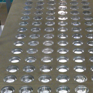 brique de verre ronde