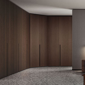 armoire d'angle / modulable / contemporaine / en bois laqué