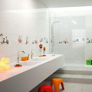 carrelage d'intérieur / mural / en céramique / 25x75 cm