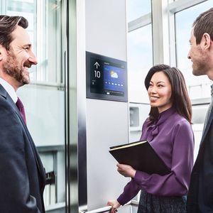 écran d'information pour espaces publics