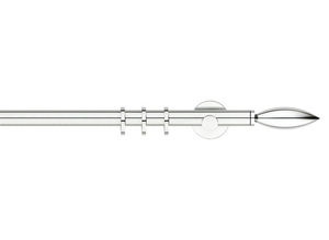 tringle à rideaux en acier inoxydable