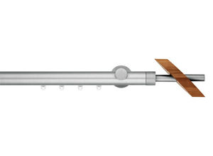 tringle à rideaux en aluminium