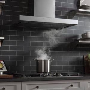 hotte de cuisine murale / avec éclairage intégré