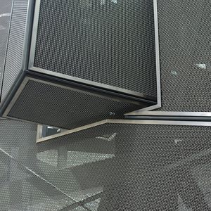 maille métallique pour agencement intérieur / pour pilier / en inox / à maillage carré