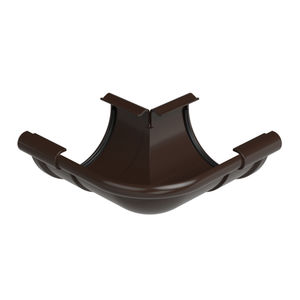 gouttière PVC / demi-ronde / d'angle