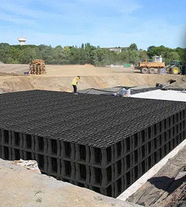 module de gestion des eaux pluviales pour bassin