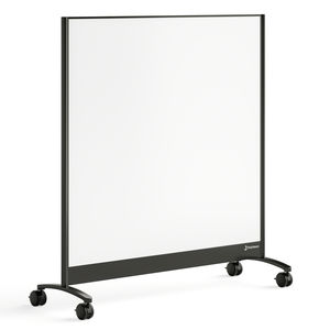 tableau magnétique / sur pied / en aluminium / mobile