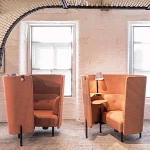 bureau POD avec éclairage intégré