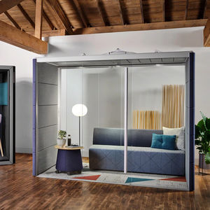 bureau POD avec éclairage intégré