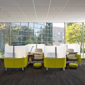 bureau POD avec éclairage intégré
