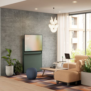 ensemble TV mural contemporain