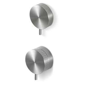 mitigeur de douche / mural / en inox / thermostatique