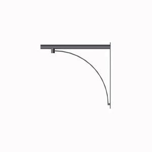 console pour lampadaire urbain en acier galvanisé à chaud 1