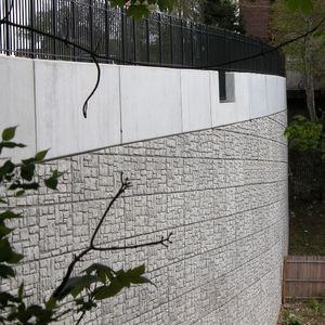 mur de soutènement en béton armé